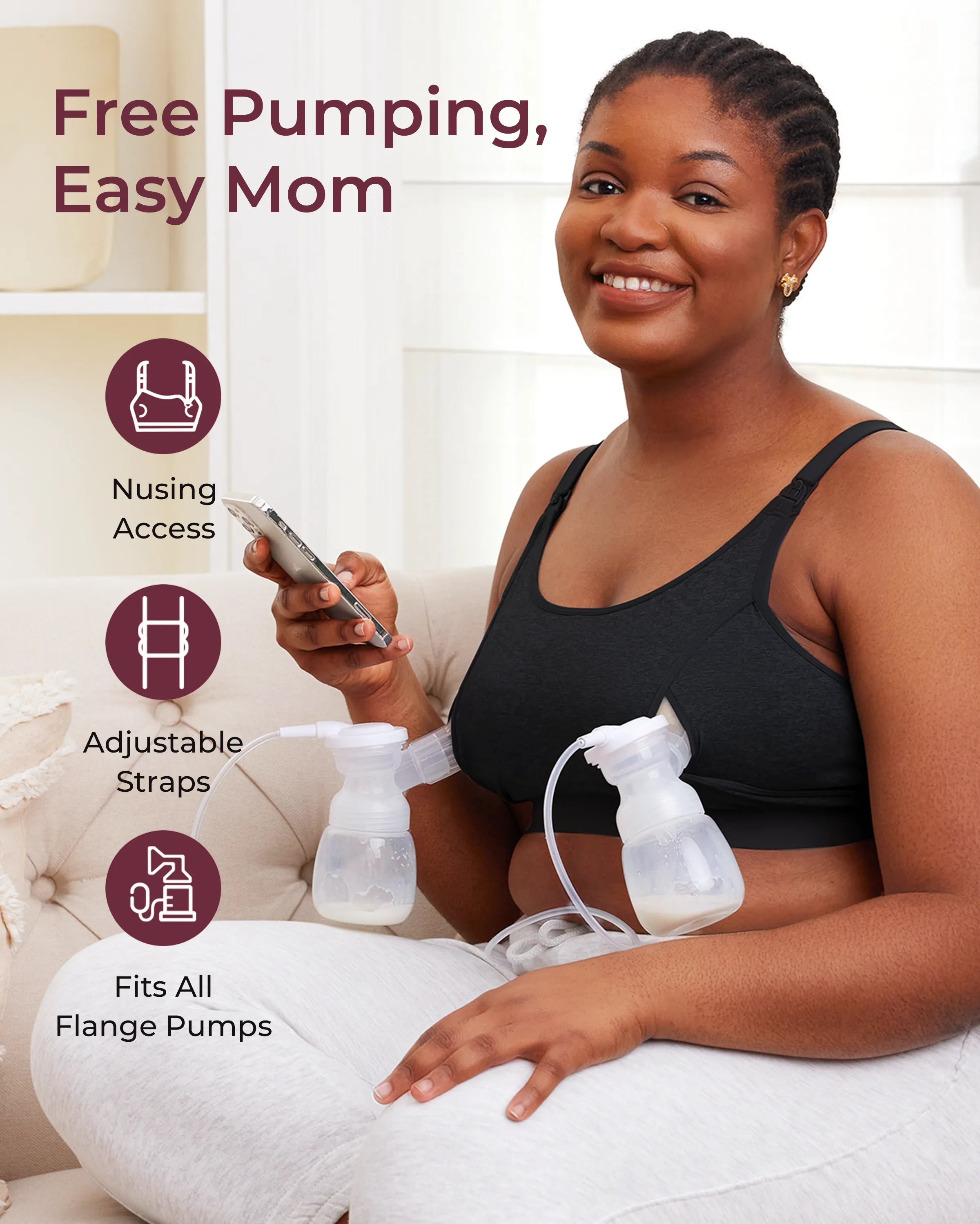 The Original: Our Basic Pumping Bra - YN08