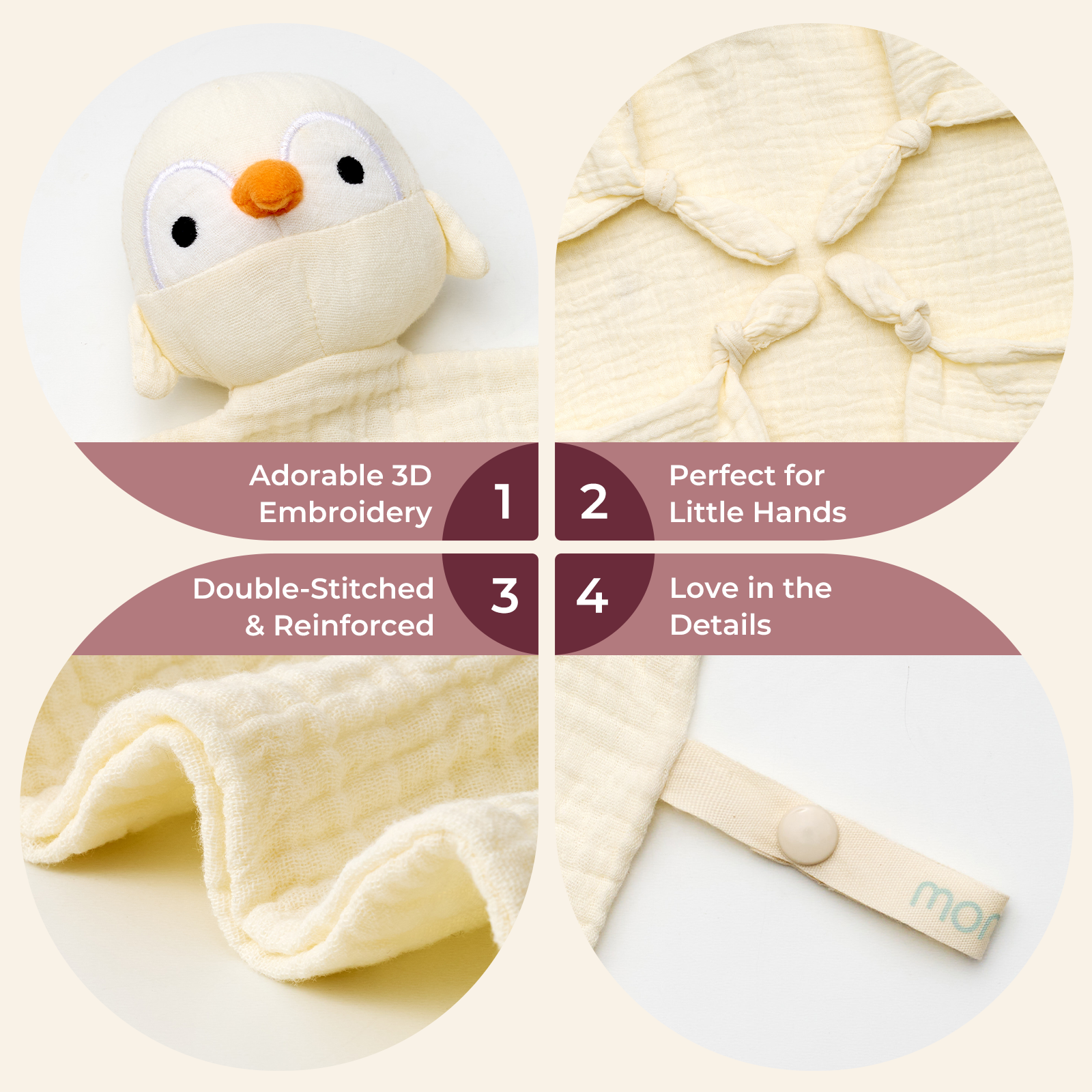 Momcozy Baby Security Blanket – Perfect Newborn Gift
