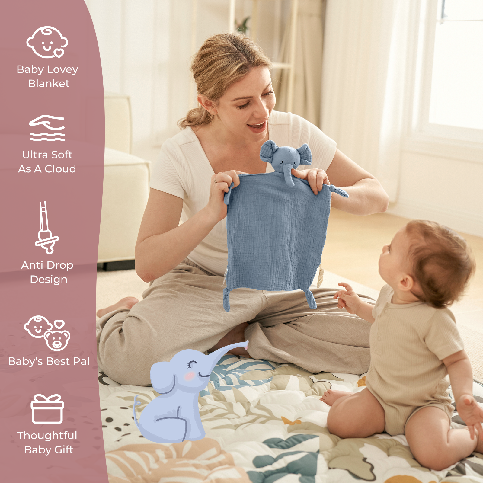 Momcozy Baby Security Blanket – Perfect Newborn Gift