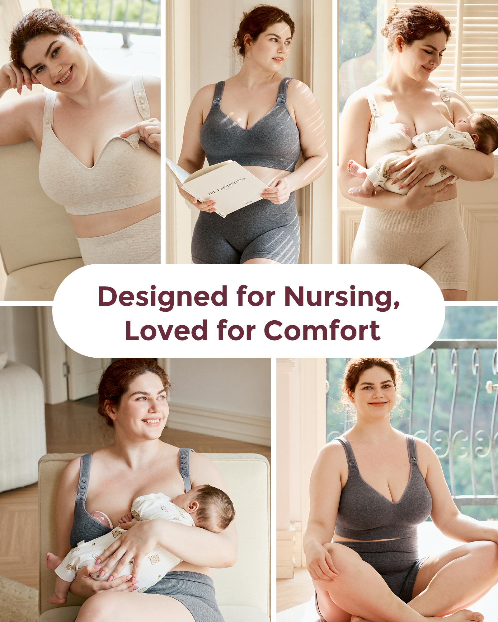 Busty Cotton Nursing Bras – US