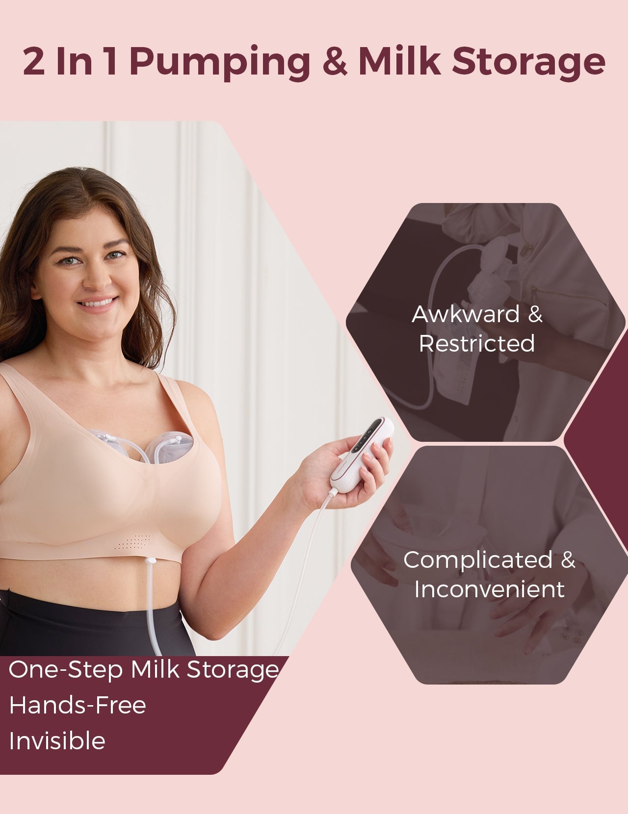 V1/V2 Hands-Free Breast Pump Replacement Parts