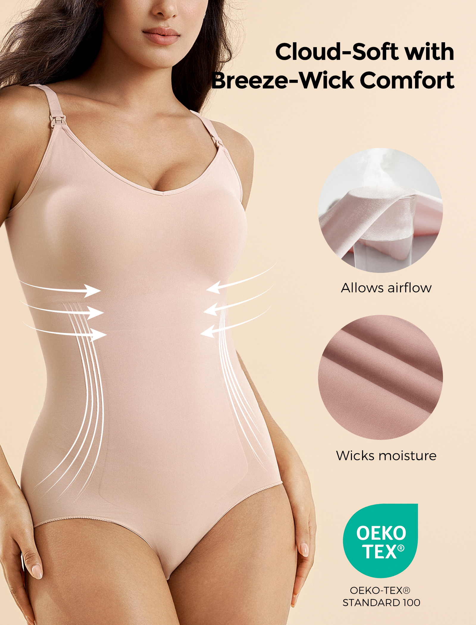 Momcozy Shapewear Bodysuit - Postpartum & Daily Dress