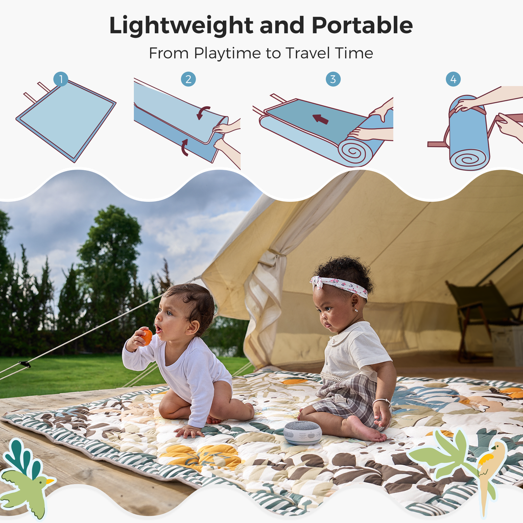 Baby Portable Playmat - Green Forest