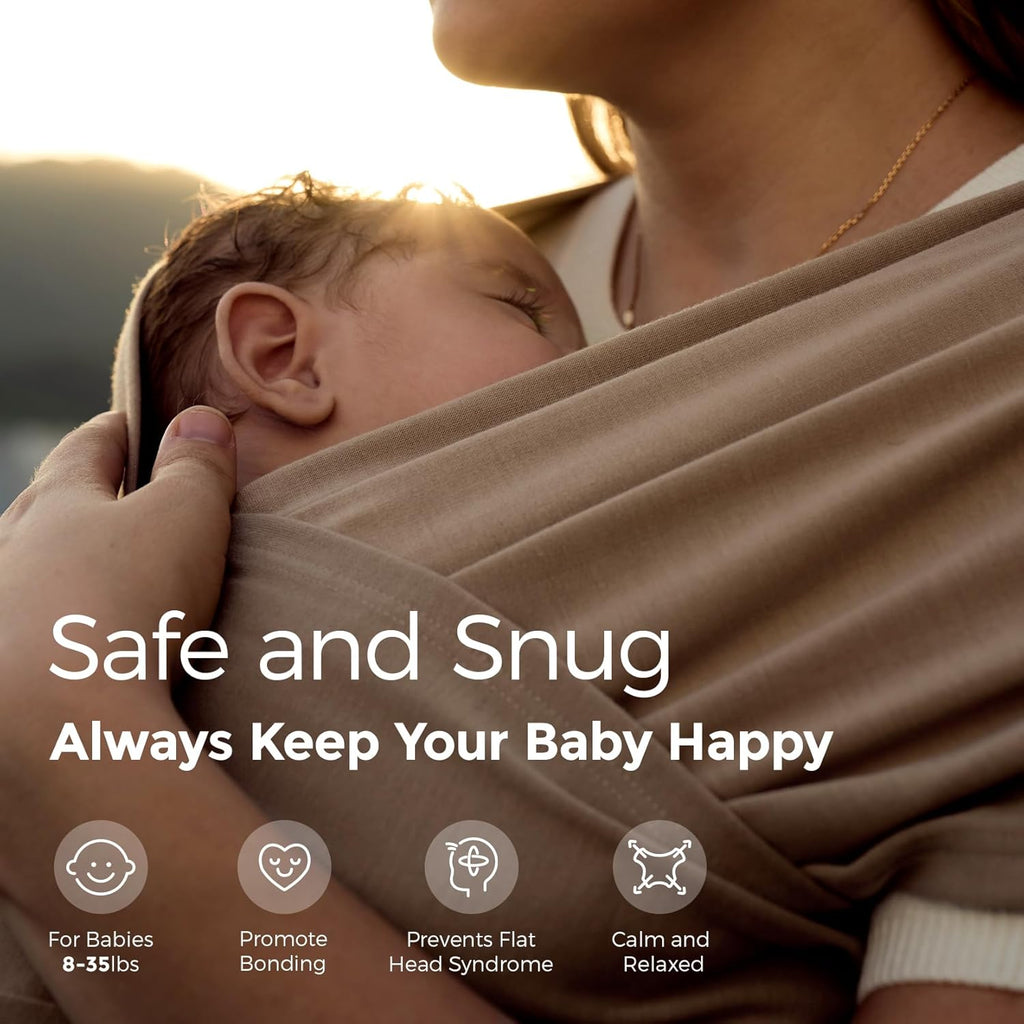 Easy to Wear Hands Free - Baby Wrap Carrier