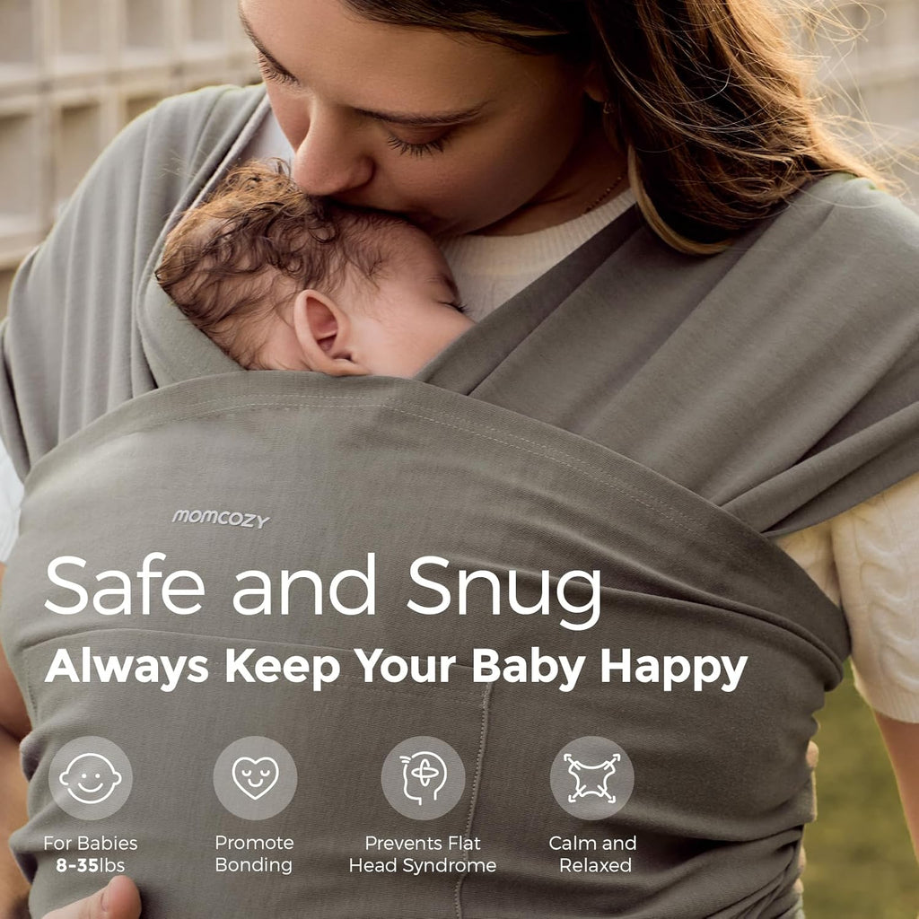 Easy to Wear Hands Free - Baby Wrap Carrier