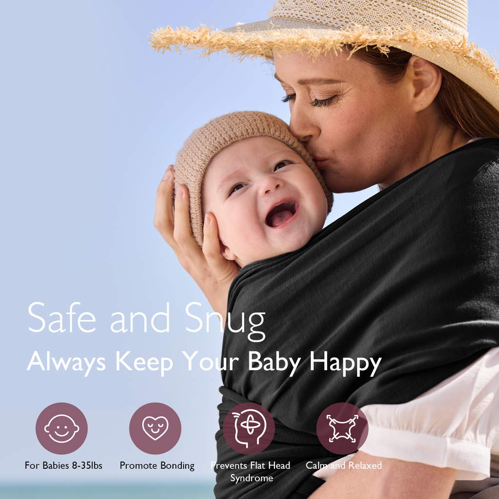 Easy to Wear Hands Free - Baby Wrap Carrier