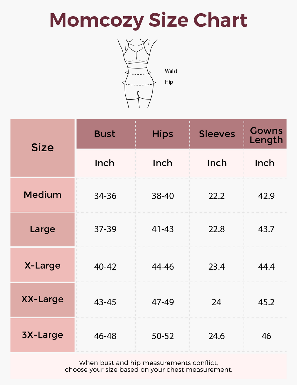 Momcozy Womens Nursing Maternity Nightgown for Breastfeeding