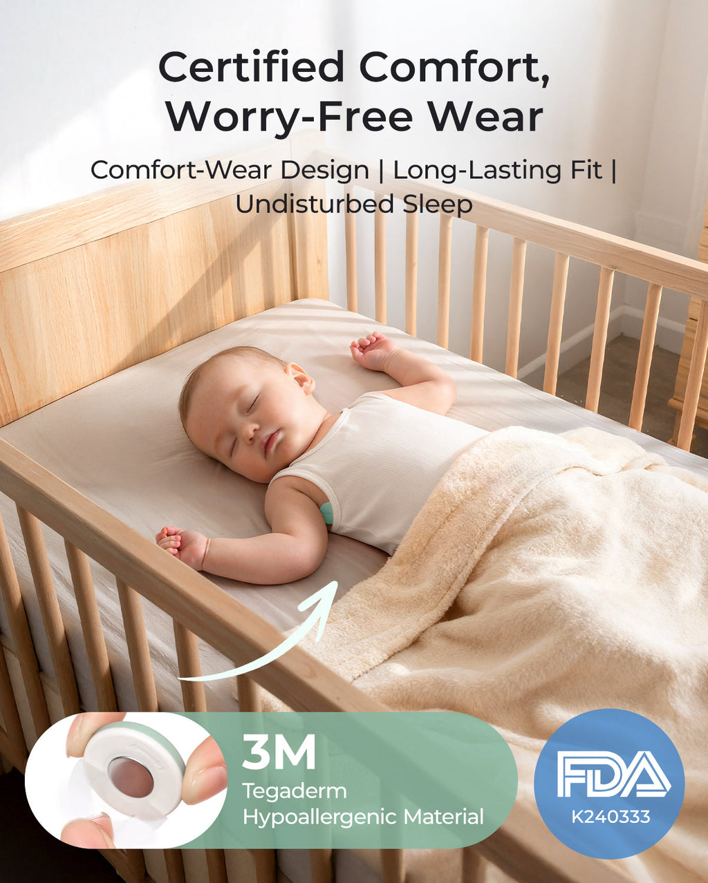 Momcozy Smart Baby Thermometer – Medical-Grade Accuracy & Real-Time App Monitoring