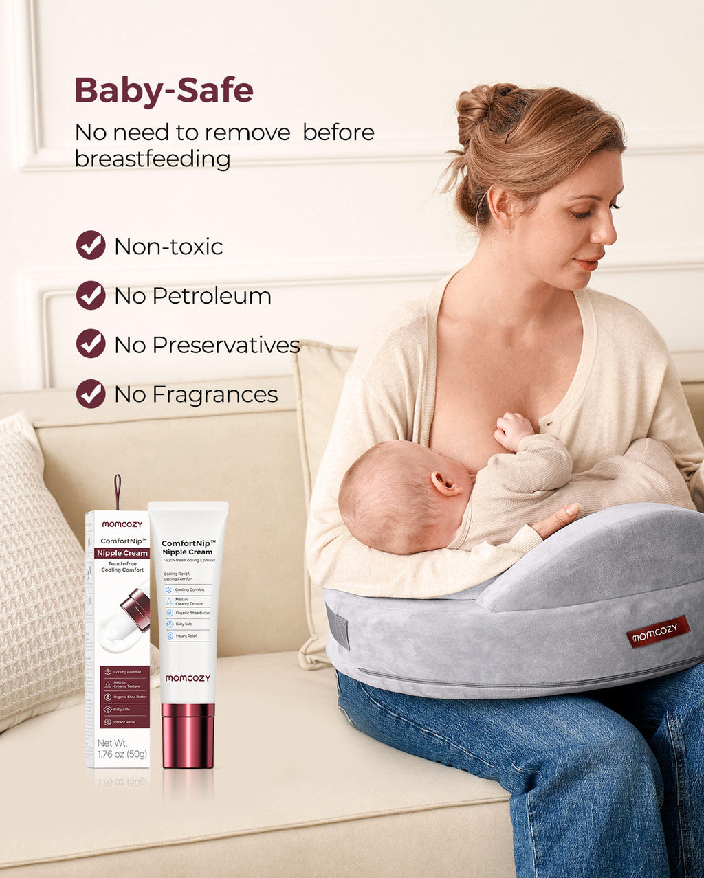 Momcozy ComfortNip™ Cooling Comfort & Touch Free Nipple Cream