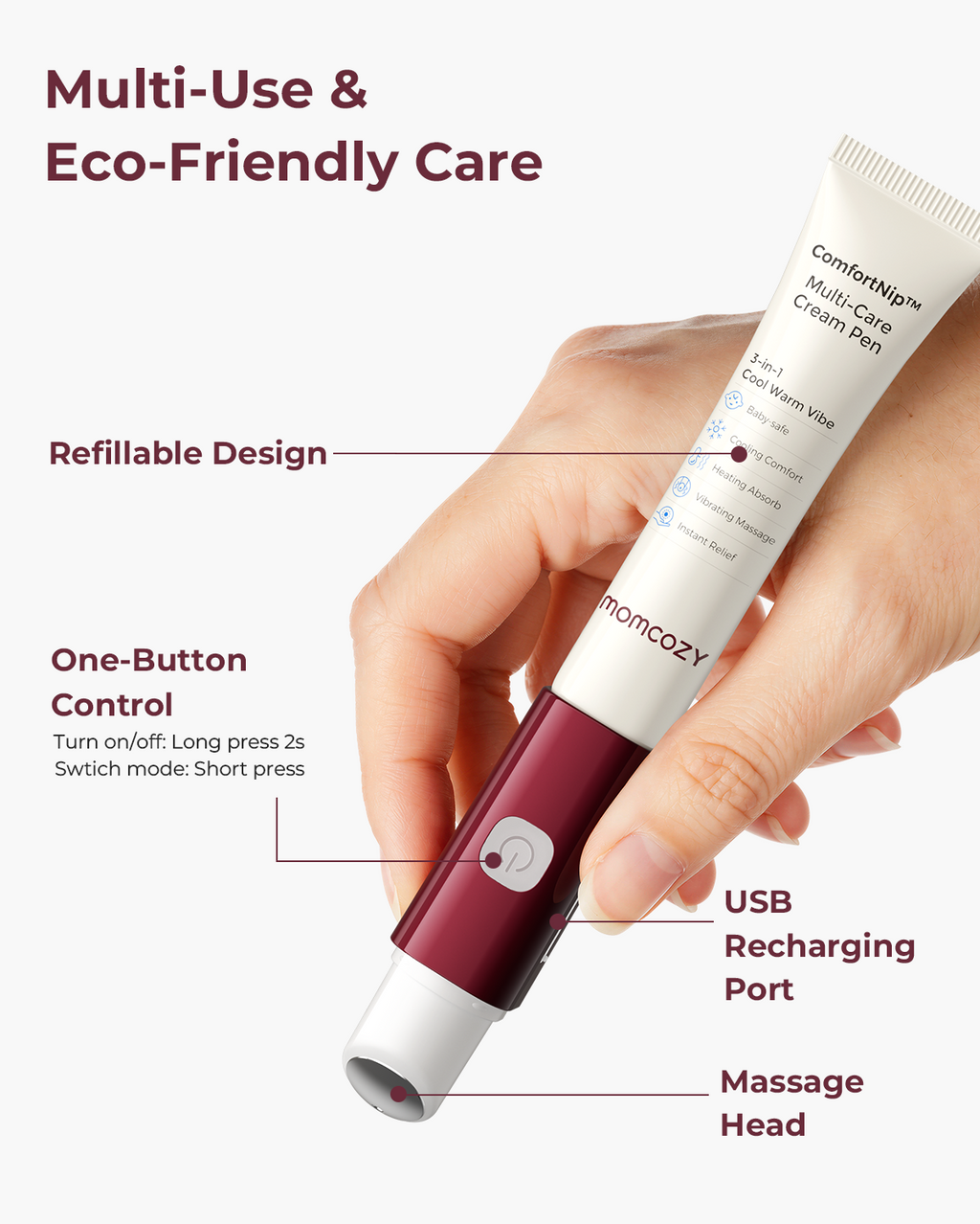 Momcozy ComfortNip™ Multi-Care Nipple Care Pen