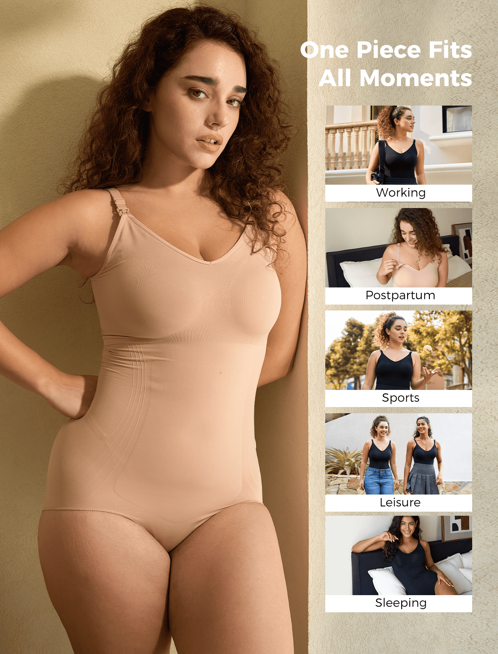 Momcozy Shapewear Bodysuit - Postpartum & Daily Dress