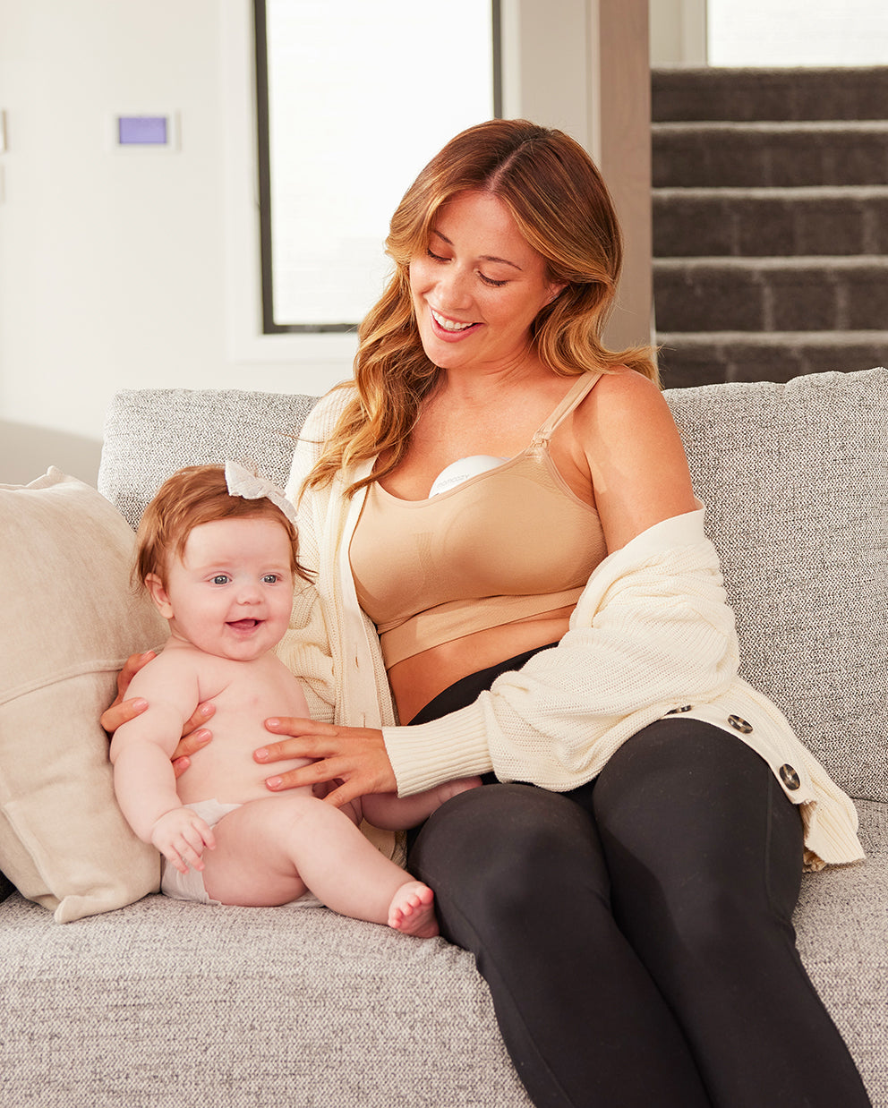 M5 Smart Bra Bundle: Double M5 Smart Breast Pump and Nursing Bra(YN21)