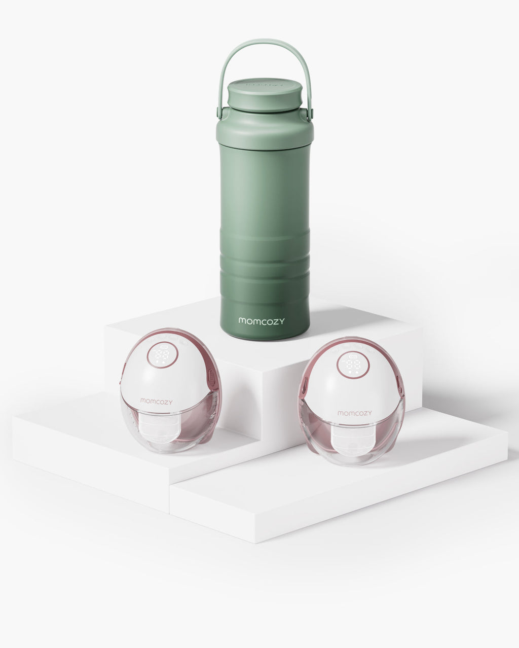 M6 Milk Cooler Bundle: M6 Hands-free Breast Pump and Portable Baby Bottle Cooler