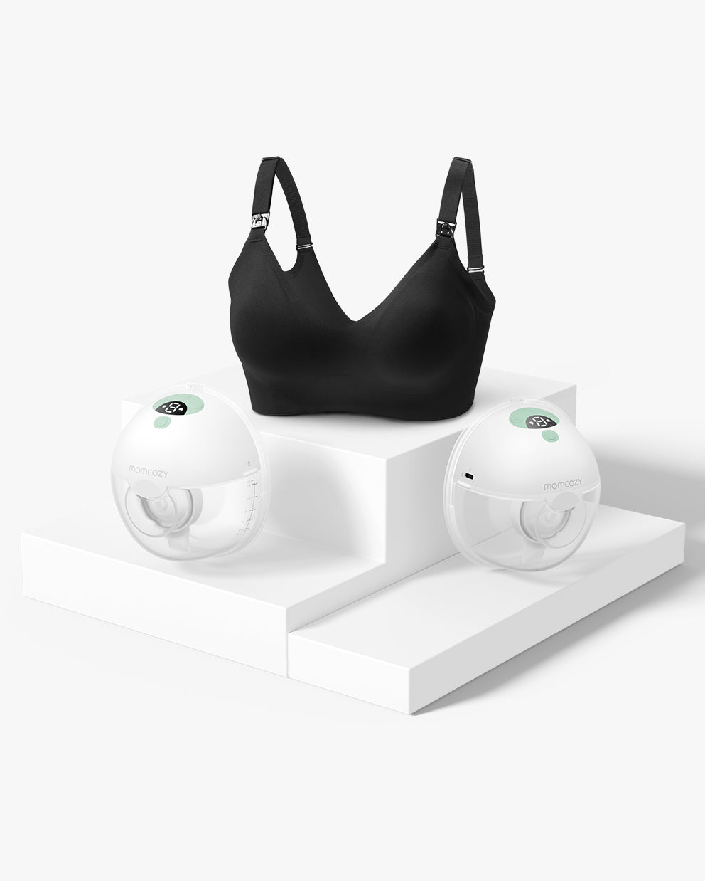 M5 Smart Bra Bundle: Double M5 Smart Breast Pump and Nursing Bra(YN21)