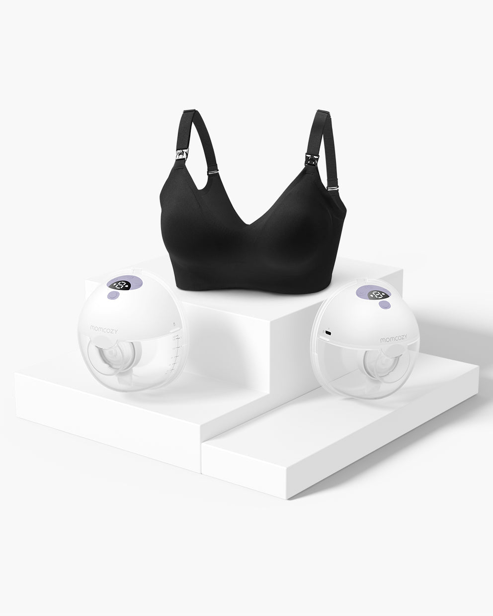 M5 Smart Bra Bundle: Double M5 Smart Breast Pump and Nursing Bra(YN21)